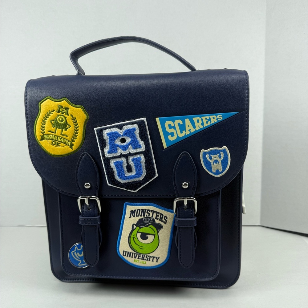 Disney Pixar Monsters University Patches Mini Backpack - BoxLunch Exclusive - Picture 6 of 7